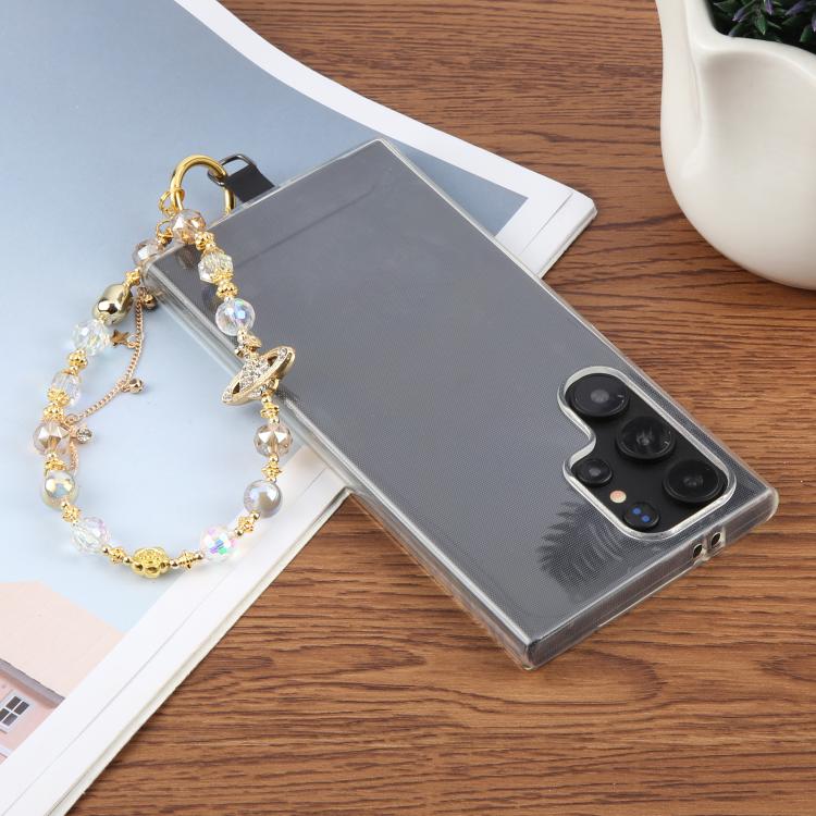 Tassels Diamond Chain Phone Anti-lost Short Lanyard(Silver) - Lanyards & Wrist Straps by buy2fix | Online Shopping UK | buy2fix