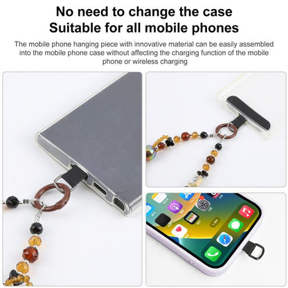 Flow Color Chain Phone Anti-lost Short Lanyard(Brown) - Lanyards & Wrist Straps by buy2fix | Online Shopping UK | buy2fix