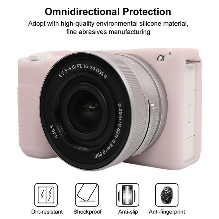 For Sony ZV-E10 II / ZV-E10M2 Glossy Soft Silicone Protective Case(Jelly Pink) - Protective Case by buy2fix | Online Shopping UK | buy2fix