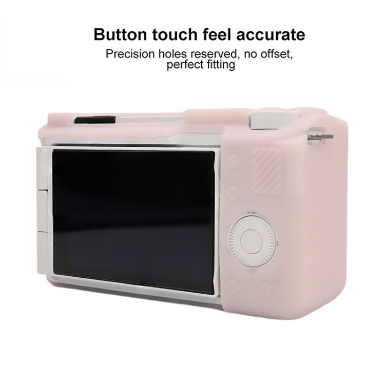 For Sony ZV-E10 II / ZV-E10M2 Glossy Soft Silicone Protective Case(Jelly Pink) - Protective Case by buy2fix | Online Shopping UK | buy2fix