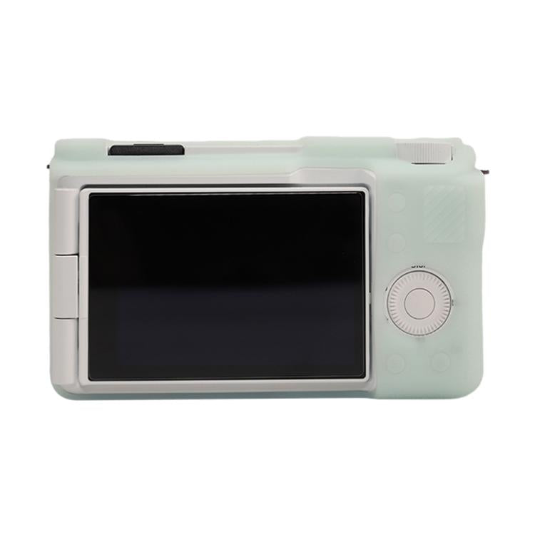 For Sony ZV-E10 II / ZV-E10M2 Glossy Soft Silicone Protective Case(Jelly Green) - Protective Case by buy2fix | Online Shopping UK | buy2fix
