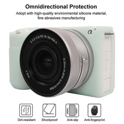 For Sony ZV-E10 II / ZV-E10M2 Glossy Soft Silicone Protective Case(Jelly Green) - Protective Case by buy2fix | Online Shopping UK | buy2fix