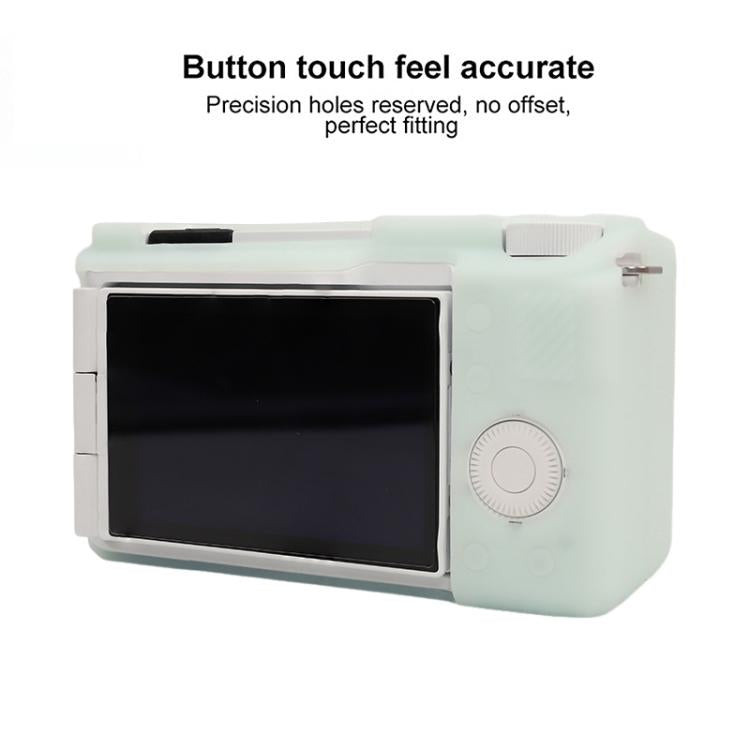 For Sony ZV-E10 II / ZV-E10M2 Glossy Soft Silicone Protective Case(Jelly Green) - Protective Case by buy2fix | Online Shopping UK | buy2fix