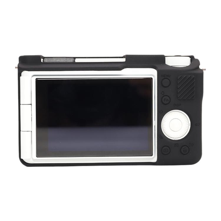 For Sony ZV-E10 II / ZV-E10M2 Glossy Soft Silicone Protective Case(Black) - Protective Case by buy2fix | Online Shopping UK | buy2fix