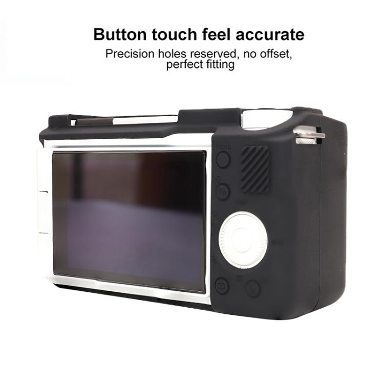For Sony ZV-E10 II / ZV-E10M2 Glossy Soft Silicone Protective Case(Black) - Protective Case by buy2fix | Online Shopping UK | buy2fix