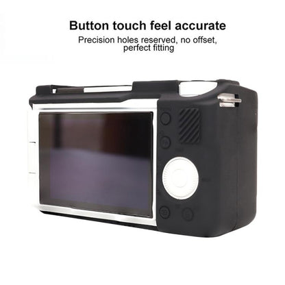 For Sony ZV-E10 II / ZV-E10M2 Glossy Soft Silicone Protective Case(Black) - Protective Case by buy2fix | Online Shopping UK | buy2fix