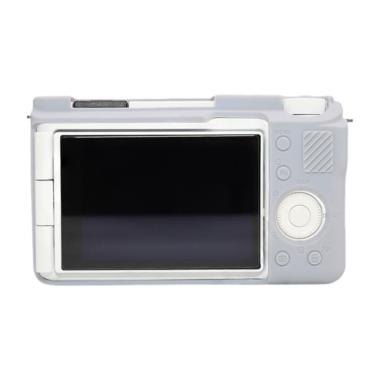 For Sony ZV-E10 II / ZV-E10M2 Glossy Soft Silicone Protective Case(Grey) - Protective Case by buy2fix | Online Shopping UK | buy2fix