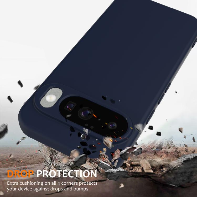For Google Pixel 10 Shockproof Silicone Magsafe Phone Case(Navy Blue) - Google Cases by buy2fix | Online Shopping UK | buy2fix