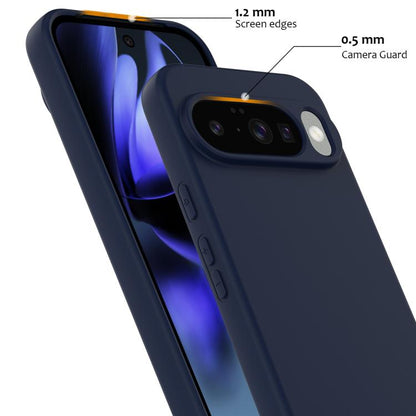 For Google Pixel 10 Shockproof Silicone Magsafe Phone Case(Navy Blue) - Google Cases by buy2fix | Online Shopping UK | buy2fix