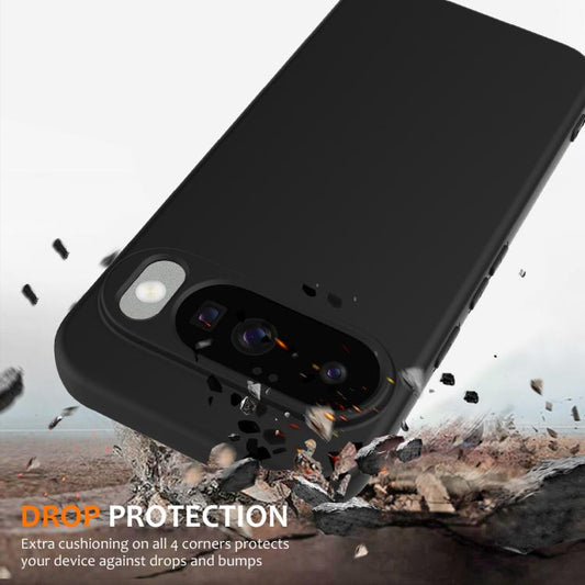 For Google Pixel 10 Shockproof Silicone Magsafe Phone Case(Black) - Google Cases by buy2fix | Online Shopping UK | buy2fix