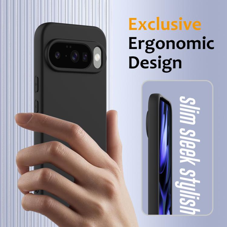 For Google Pixel 10 Shockproof Silicone Magsafe Phone Case(Black) - Google Cases by buy2fix | Online Shopping UK | buy2fix