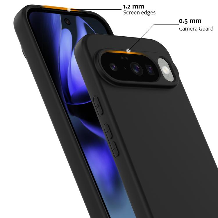 For Google Pixel 10 Shockproof Silicone Magsafe Phone Case(Black) - Google Cases by buy2fix | Online Shopping UK | buy2fix