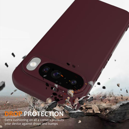 For Google Pixel 10 Shockproof Silicone Magsafe Phone Case(Plum Color) - Google Cases by buy2fix | Online Shopping UK | buy2fix