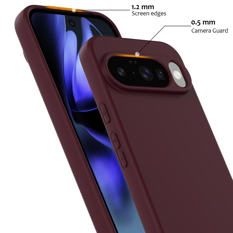 For Google Pixel 10 Shockproof Silicone Magsafe Phone Case(Plum Color) - Google Cases by buy2fix | Online Shopping UK | buy2fix