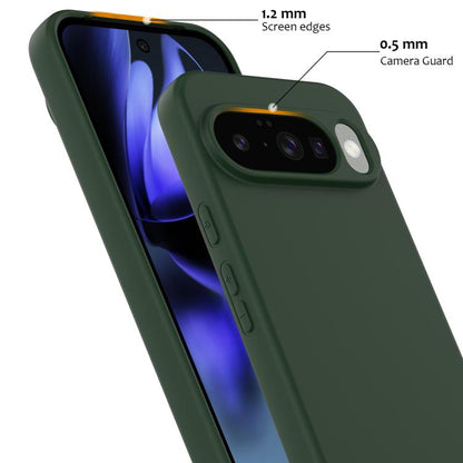 For Google Pixel 10 Shockproof Silicone Magsafe Phone Case(Dark Green) - Google Cases by buy2fix | Online Shopping UK | buy2fix