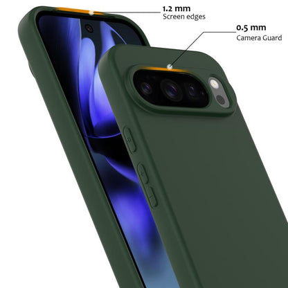 For Google Pixel 10 Pro XL Shockproof Silicone Magsafe Phone Case(Dark Green) - Google Cases by buy2fix | Online Shopping UK | buy2fix