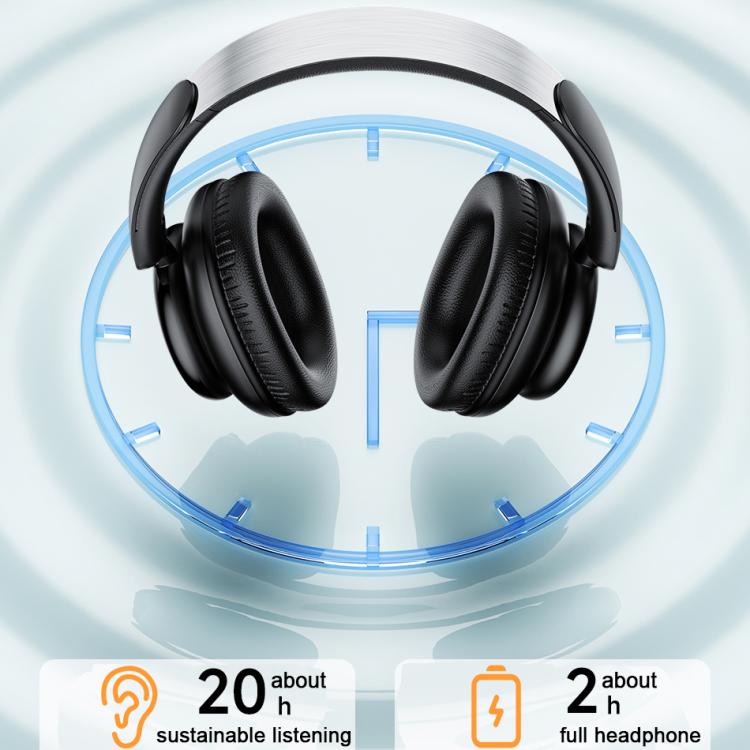 awei A996 Pro Wireless Bluetooth / AUX  V5.3 ANC Headphones(Black) - Headset & Headphone by awei | Online Shopping UK | buy2fix