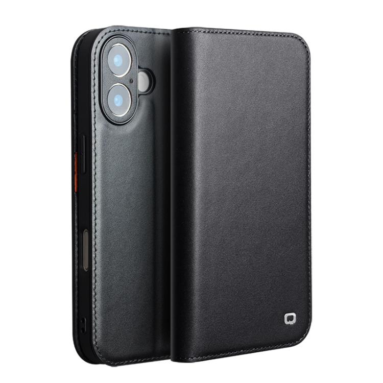 For iPhone 17 QIALINO Classic Gen2 Genuine Leather Phone Case(Black) - iPhone 17 Cases by QIALINO | Online Shopping UK | buy2fix