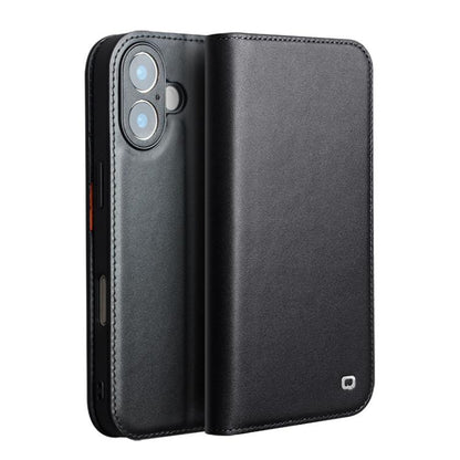 For iPhone 17 QIALINO Classic Gen2 Genuine Leather Phone Case(Black) - iPhone 17 Cases by QIALINO | Online Shopping UK | buy2fix