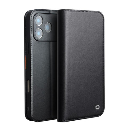 For iPhone 17 Pro QIALINO Classic Gen2 Genuine Leather Phone Case(Black) - iPhone 17 Pro Cases by QIALINO | Online Shopping UK | buy2fix