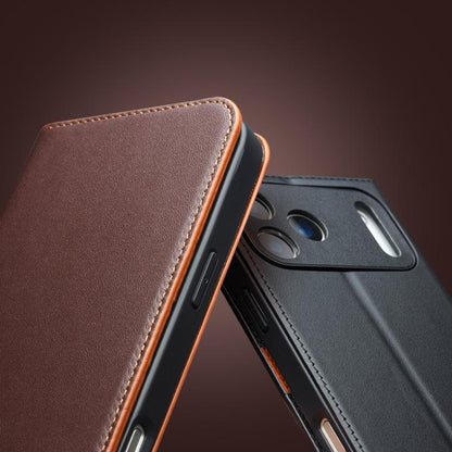 For iPhone 17 Pro QIALINO Classic Gen2 Genuine Leather Phone Case(Brown) - iPhone 17 Pro Cases by QIALINO | Online Shopping UK | buy2fix