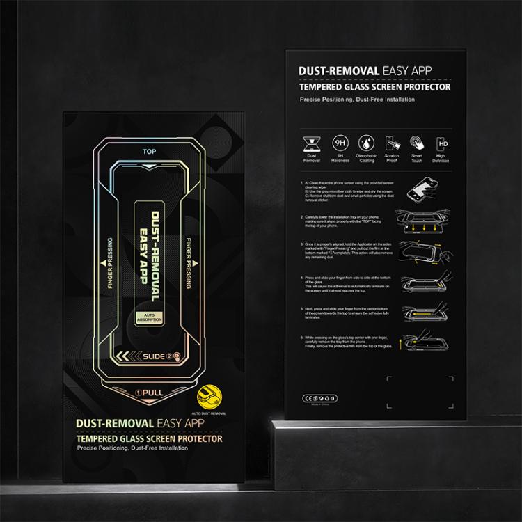 For iPhone 16 / 15 Easy Install HD Tempered Glass Film - iPhone 16 Tempered Glass by buy2fix | Online Shopping UK | buy2fix