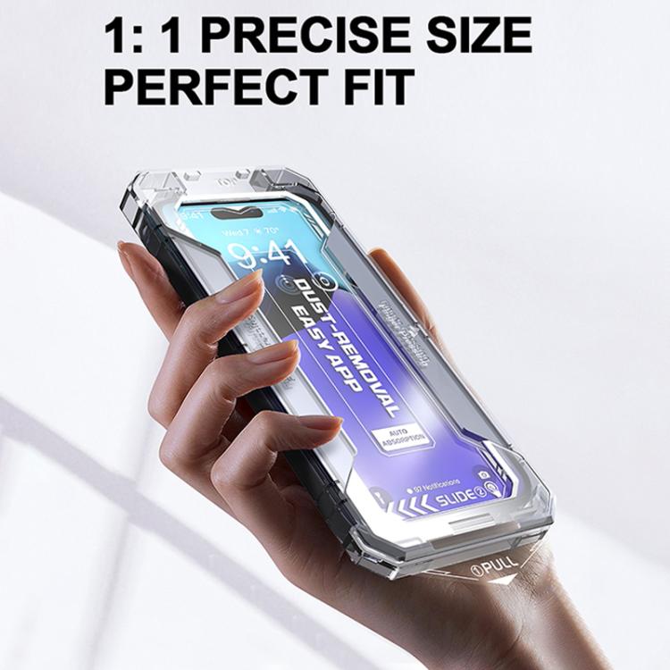 For iPhone 16 / 15 Easy Install HD Tempered Glass Film - iPhone 16 Tempered Glass by buy2fix | Online Shopping UK | buy2fix
