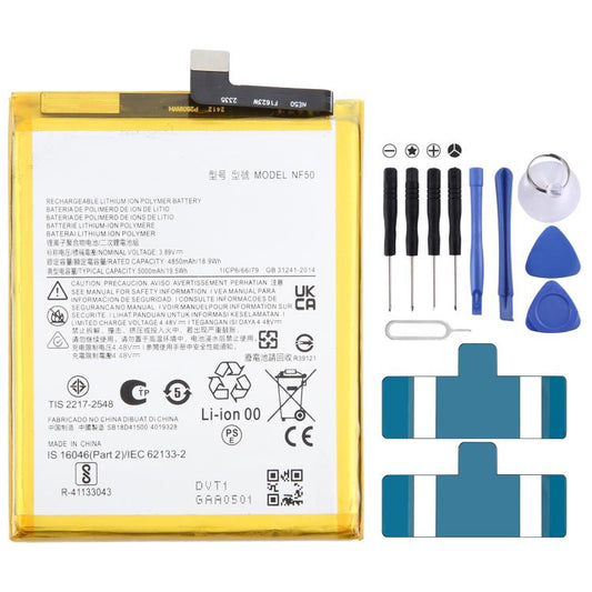 For Motorola Edge 2020 XT2205 NF50 5000mAh Battery Replacement - For Motorola by buy2fix | Online Shopping UK | buy2fix