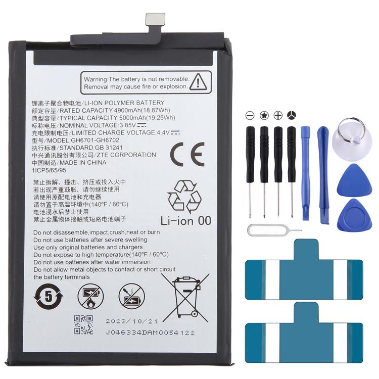 For ZTE Blade A34 / A54 GH6701-GH6702 5000mAh Battery Replacement - For ZTE by buy2fix | Online Shopping UK | buy2fix