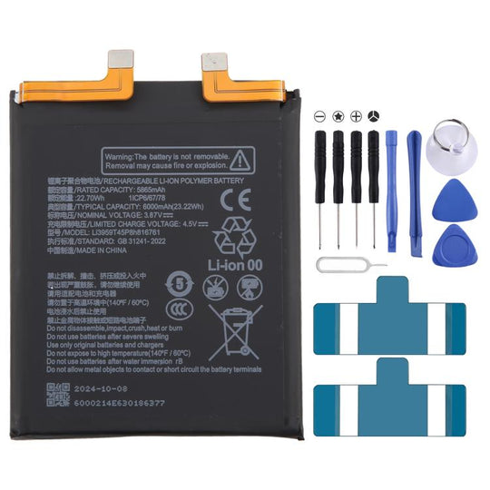 For ZTE Nubia Z60 Ultra Li3959T45P8h816761 6000mAh Battery Replacement