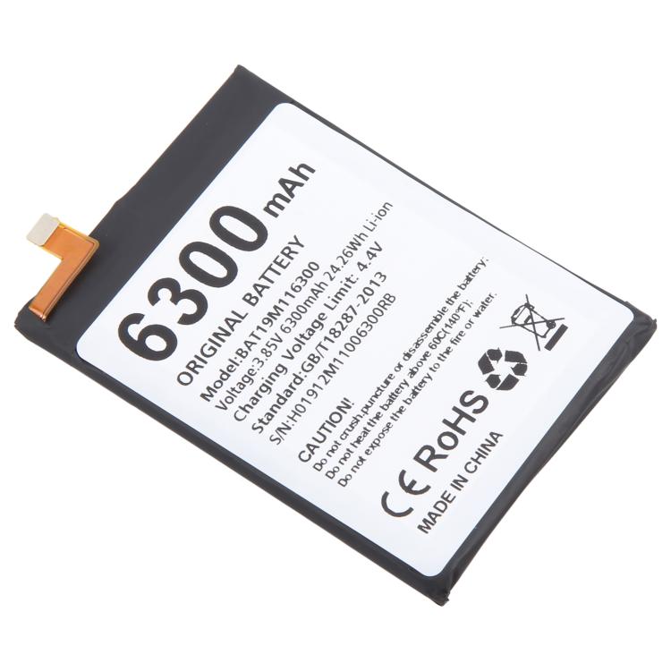 For DOOGEE S68 Pro BAT19M116300 6300mAh Battery Replacement - Others by buy2fix | Online Shopping UK | buy2fix