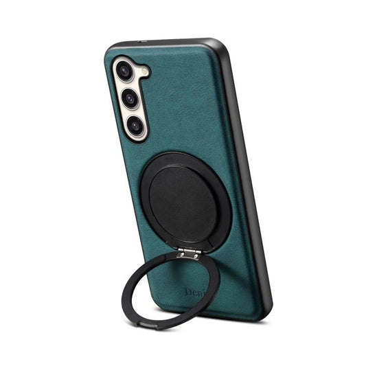 For Samsung Galaxy S23+ 5G Denior A14 Skin Feel Rotating Holder MagSafe Phone Case(Blue) - Galaxy S23+ 5G Cases by Denior | Online Shopping UK | buy2fix