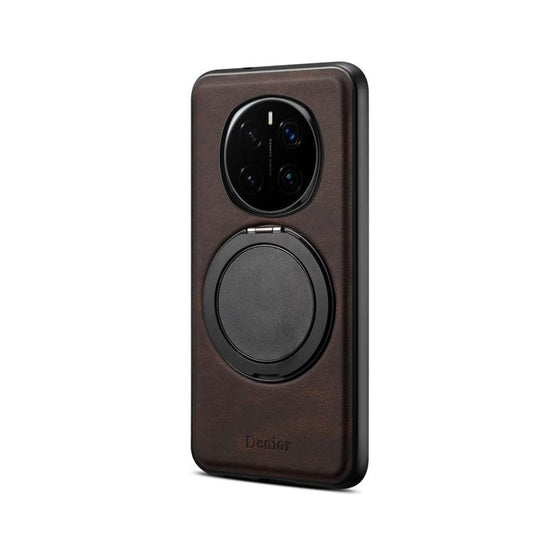 For Honor Magic7 Pro Denior A14 Skin Feel Rotating Holder MagSafe Phone Case(Brown) - Honor Cases by Denior | Online Shopping UK | buy2fix