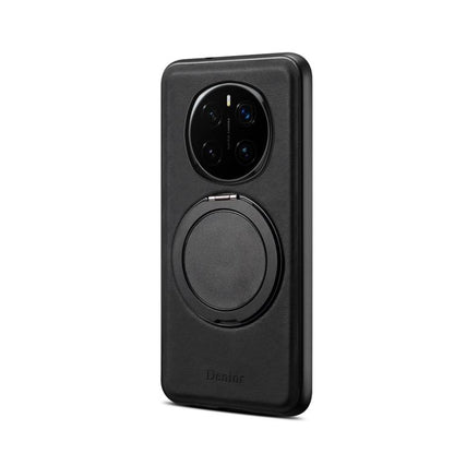 For Honor Magic7 Pro Denior A14 Skin Feel Rotating Holder MagSafe Phone Case(Black) - Honor Cases by Denior | Online Shopping UK | buy2fix