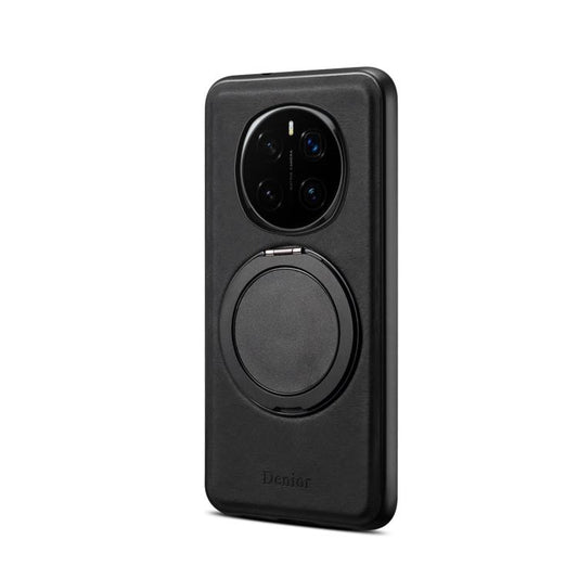 For Honor Magic7 Pro Denior A14 Skin Feel Rotating Holder MagSafe Phone Case(Black) - Honor Cases by Denior | Online Shopping UK | buy2fix