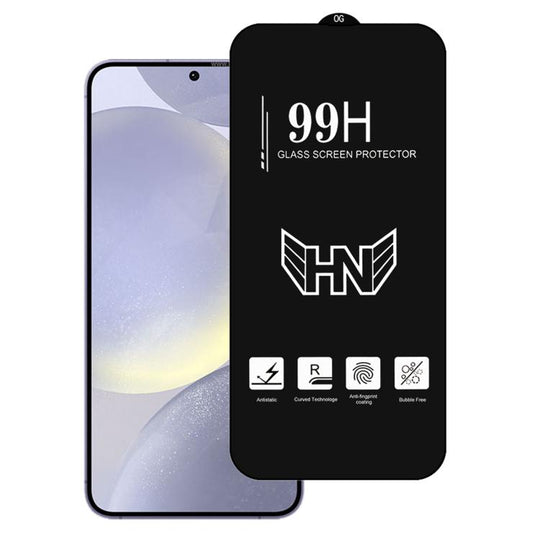 For Samsung Galaxy S24+ 5G 0.18mm High Aluminum Large Arc Full Screen Tempered Glass Film, Support Fingerprint Unlocking