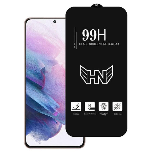 For Samsung Galaxy S21+ 5G 0.18mm High Aluminum Large Arc Full Screen Tempered Glass Film, Support Fingerprint Unlocking