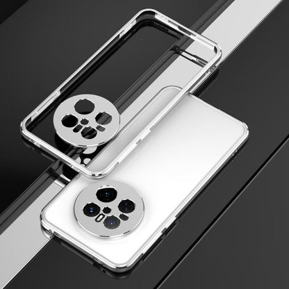 For Huawei Mate 70 Aurora Series Lens Protector + Metal Frame Phone Case(Silver) - Huawei Cases by buy2fix | Online Shopping UK | buy2fix
