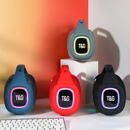 T&G TG674 TWS Outdoor Portable Wireless Bluetooth Speaker with RGB Light(Black) - Desktop Speaker by T&G | Online Shopping UK | buy2fix