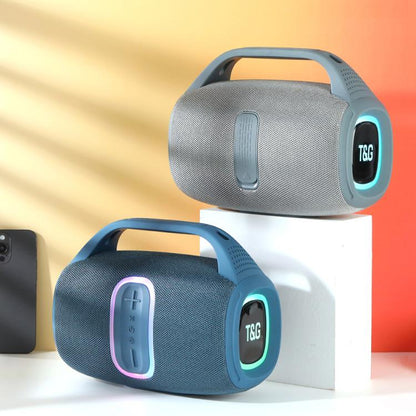 T&G TG674 TWS Outdoor Portable Wireless Bluetooth Speaker with RGB Light(Red) - Desktop Speaker by T&G | Online Shopping UK | buy2fix