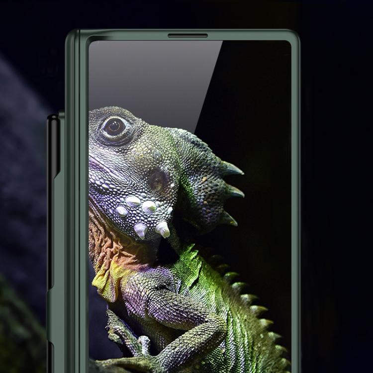 For Samsung Galaxy Z Fold6 Slim GKK Integrated Full Coverage Magnetic Fold Phone Case with Pen Slot / Pen(Titanium Gray) - Galaxy Phone Cases by GKK | Online Shopping UK | buy2fix