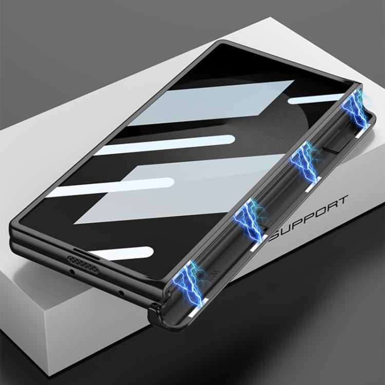 For Samsung Galaxy Z Fold6 Slim GKK Integrated Magnetic Folding Hinge All-inclusive Phone Case(Black) - Galaxy Phone Cases by GKK | Online Shopping UK | buy2fix