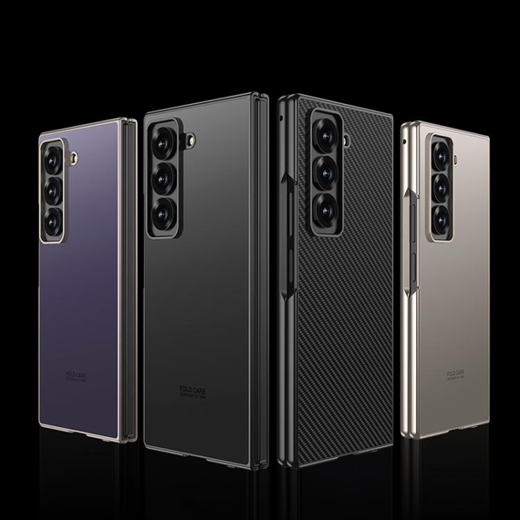For Samsung Galaxy Z Fold6 Slim GKK Integrated AG Craft Skin Feel Full Coverage Phone Case(Carbon Fibre) - Galaxy Phone Cases by GKK | Online Shopping UK | buy2fix