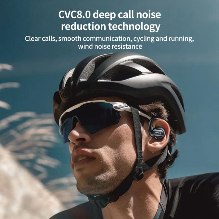 Lenovo TC3402 Dual Horn 360 Surround Sound Wireless BT 5.3 Earphones(Black) - TWS Earphone by Lenovo | Online Shopping UK | buy2fix