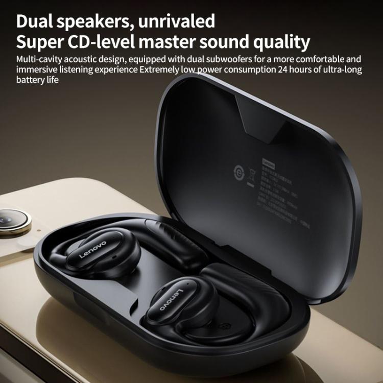 Lenovo TC3402 Dual Horn 360 Surround Sound Wireless BT 5.3 Earphones(White) - TWS Earphone by Lenovo | Online Shopping UK | buy2fix