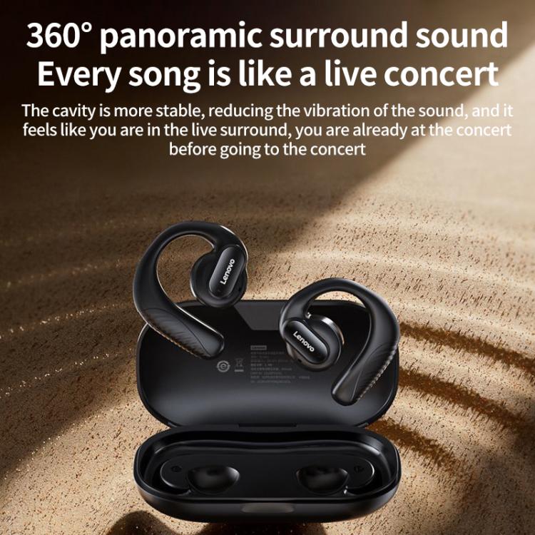 Lenovo TC3402 Dual Horn 360 Surround Sound Wireless BT 5.3 Earphones(White) - TWS Earphone by Lenovo | Online Shopping UK | buy2fix