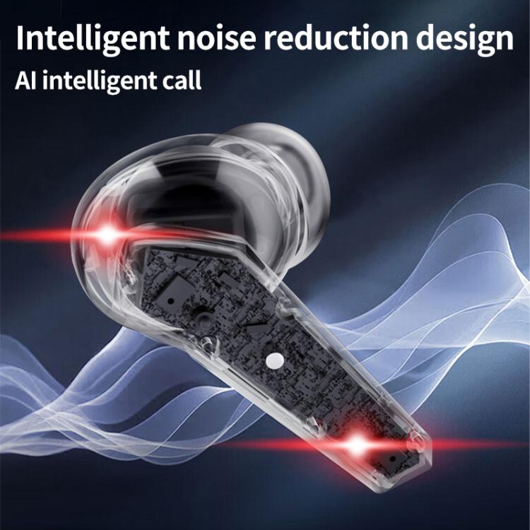 Lenovo TG102 AI Intelligent Noise Reduction Game BT 5.4 Wireless Earphones(Black) - TWS Earphone by Lenovo | Online Shopping UK | buy2fix