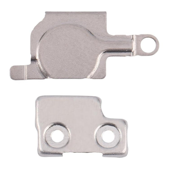 For iPhone 15 Pro Max 1 Pair Flashlight / Mic Iron Sheet Cover (On The Back Cover)