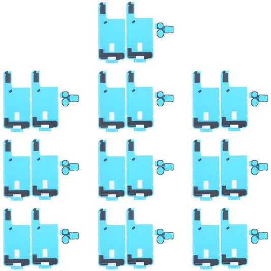 For iPhone 16 Pro 10pcs Back Cover Heat Sink Black Sticker with Back Camera Sponge Pads - Camera Series by buy2fix | Online Shopping UK | buy2fix