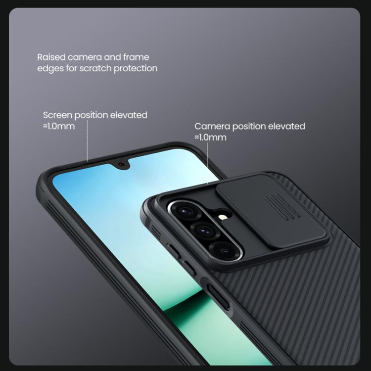 For Samsung Galaxy A26 5G NILLKIN Black Mirror Pro Series Camshield PC Phone Case(Green) - Galaxy Phone Cases by NILLKIN | Online Shopping UK | buy2fix